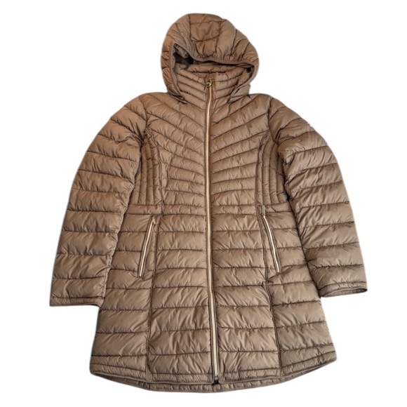 MICHAEL Michael Kors Jackets & Blazers - NWOT Michael Michael Kors Packable Coat Taupe Size Small
